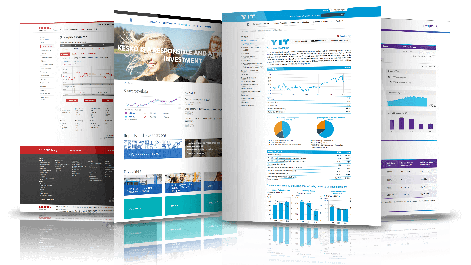 Euroland IR IPO microsite showcase