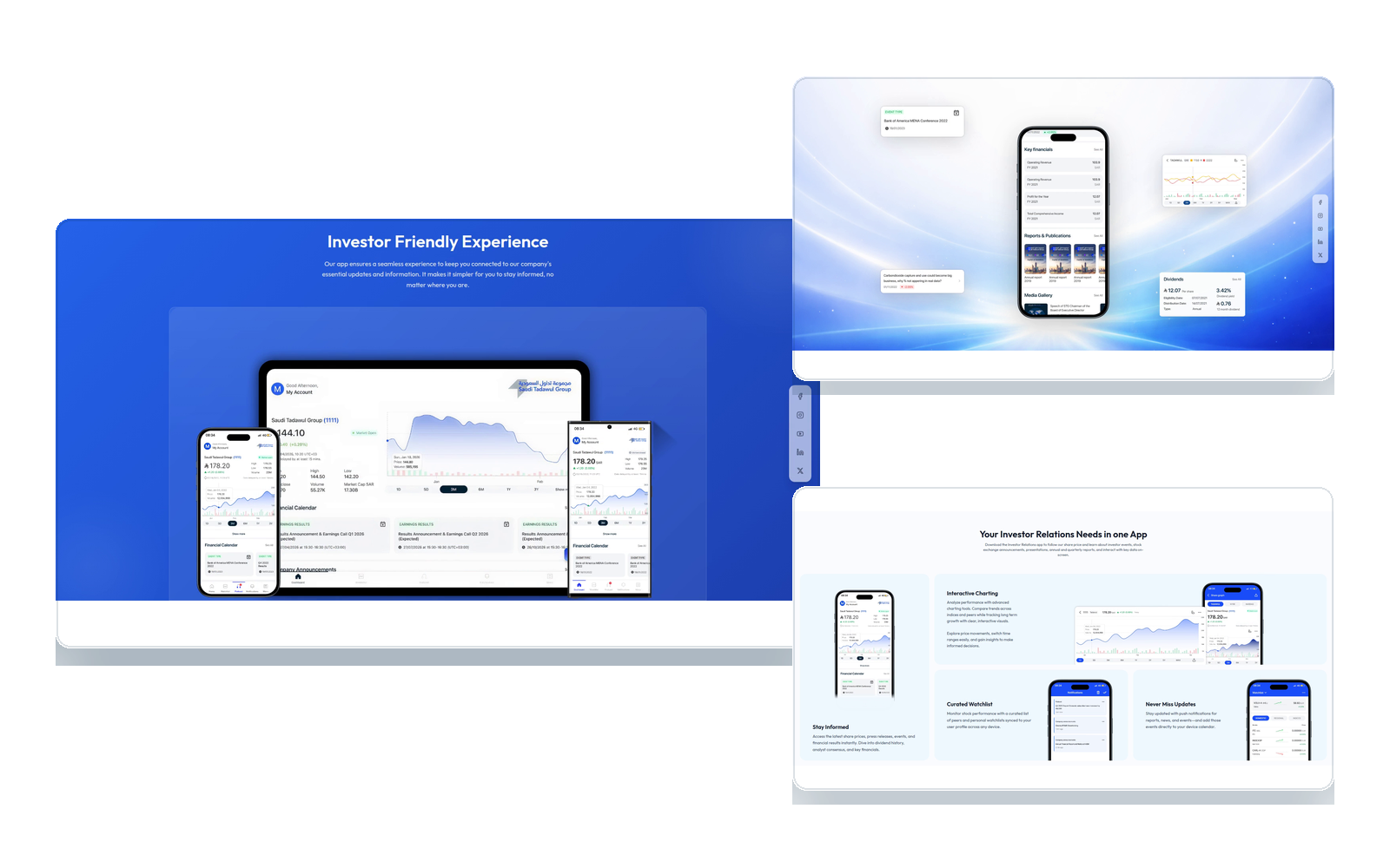 Investor information, wherever it is needed